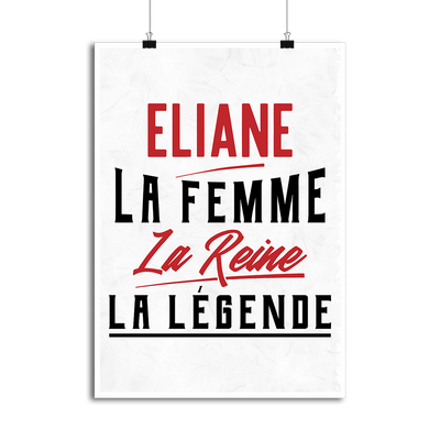 Affiche eliane la femme la reine la légende