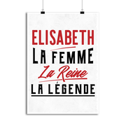 Affiche elisabeth la femme la reine la légende