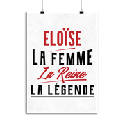 Affiche eloïse la femme la reine la légende