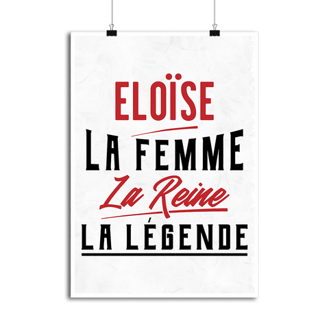 Affiche eloïse la femme la reine la légende