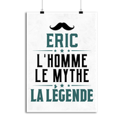Affiche eric l'homme le mythe la légende