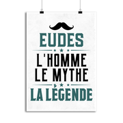 Affiche eudes l'homme le mythe la légende