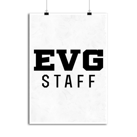 Affiche evg staff