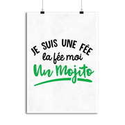 Affiche fée moi un mojito