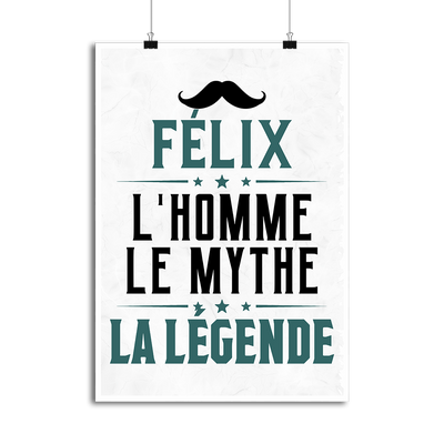 Affiche félix l'homme le mythe la légende