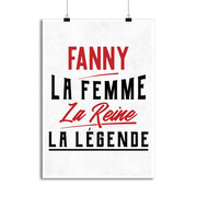Affiche fanny la femme la reine la légende