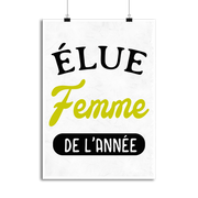 Affiche femme de l'année