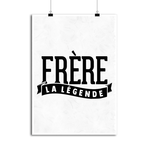 Affiche frère la légende