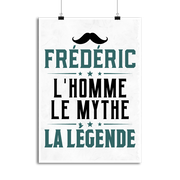 Affiche frédéric l'homme le mythe la légende