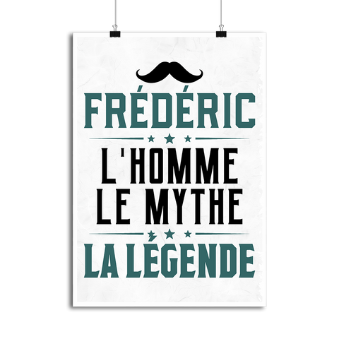 Affiche frédéric l'homme le mythe la légende