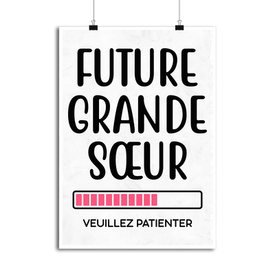 Affiche future grande soeur