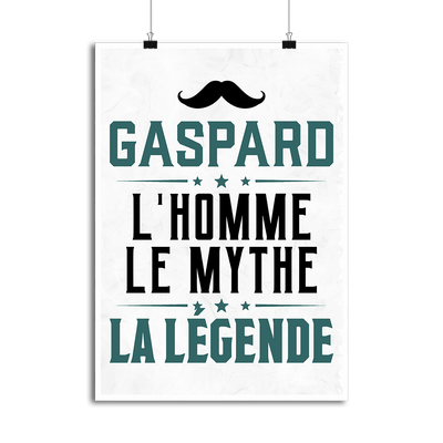 Affiche gaspard l'homme le mythe la légende