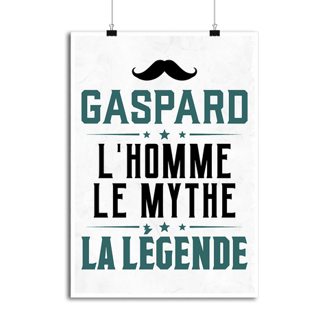 Affiche gaspard l'homme le mythe la légende