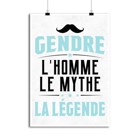 Affiche gendre la légende