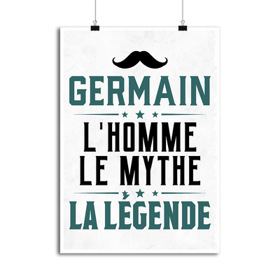 Affiche germain l'homme le mythe la légende