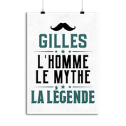 Affiche gilles l'homme le mythe la légende