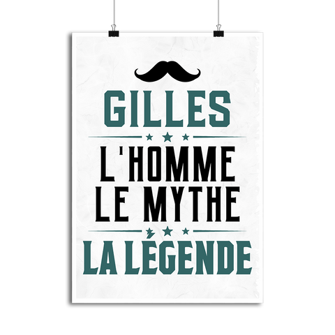 Affiche gilles l'homme le mythe la légende