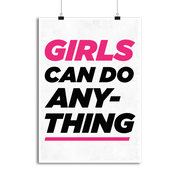 Affiche girls can do anything