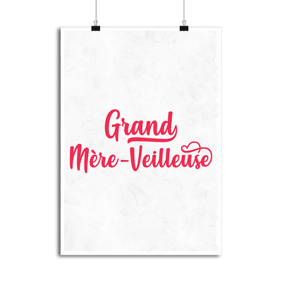 Affiche grand mère-veilleuse