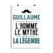 Affiche guillaume l'homme le mythe la légende