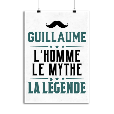 Affiche guillaume l'homme le mythe la légende