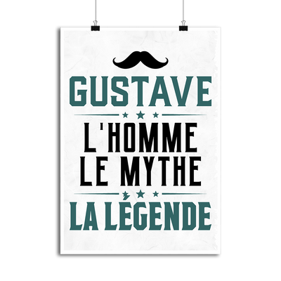 Affiche gustave l'homme le mythe la légende
