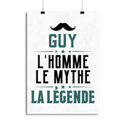 Affiche guy l'homme le mythe la légende