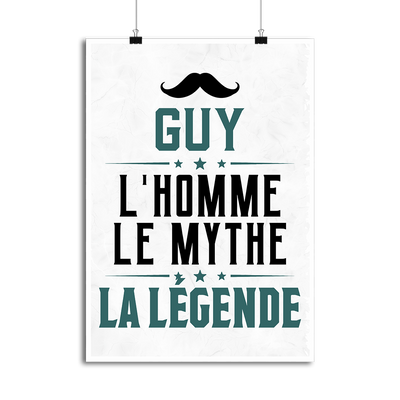Affiche guy l'homme le mythe la légende