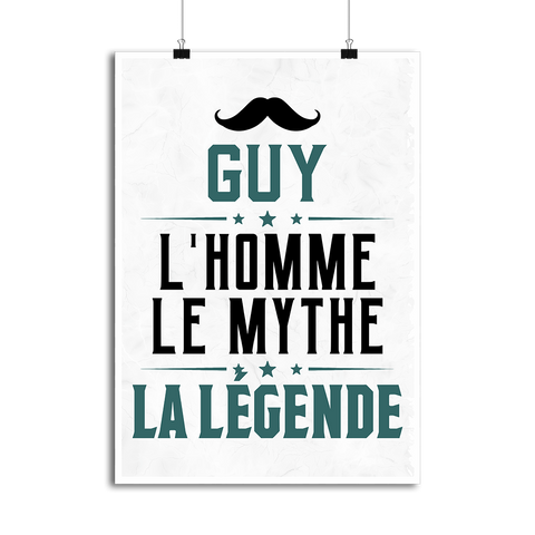 Affiche guy l'homme le mythe la légende