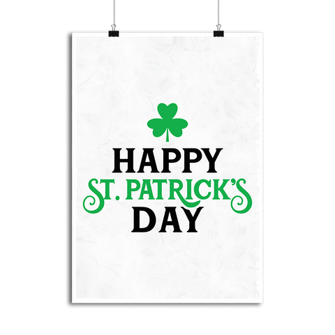 Affiche happy st patrick's day