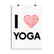 Affiche i love yoga