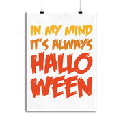 Affiche it's always halloween