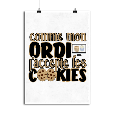 Affiche j'accepte les cookies 2