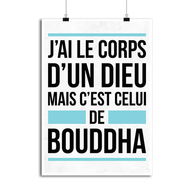 Affiche j'ai le corps d'un dieu