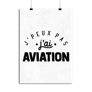 Affiche j'peux pas j'ai aviation 2