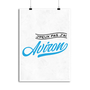 Affiche j'peux pas j'ai aviron
