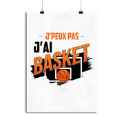 Affiche j'peux pas j'ai basket