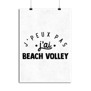 Affiche j'peux pas j'ai beach volley 2