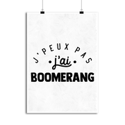 Affiche j'peux pas j'ai boomerang 2