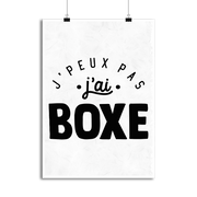 Affiche j'peux pas j'ai boxe 2