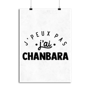 Affiche j'peux pas j'ai chanbara 2