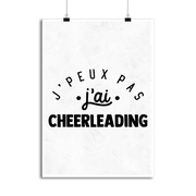 Affiche j'peux pas j'ai cheerleading 2