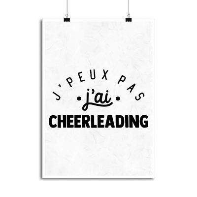 Affiche j'peux pas j'ai cheerleading 2