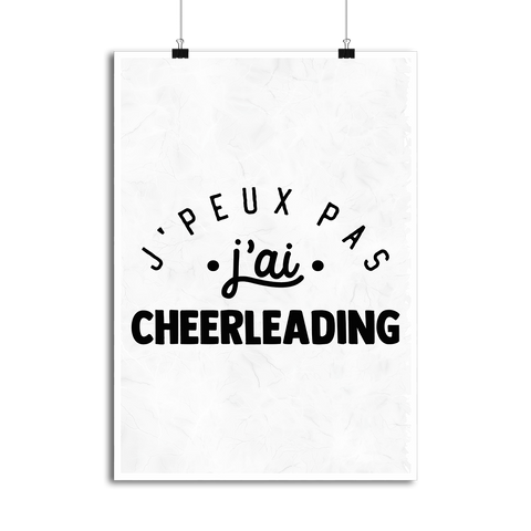 Affiche j'peux pas j'ai cheerleading 2