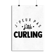 Affiche j'peux pas j'ai curling 2