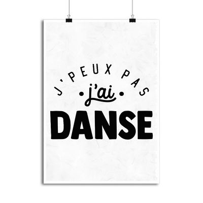 Affiche j'peux pas j'ai danse 2