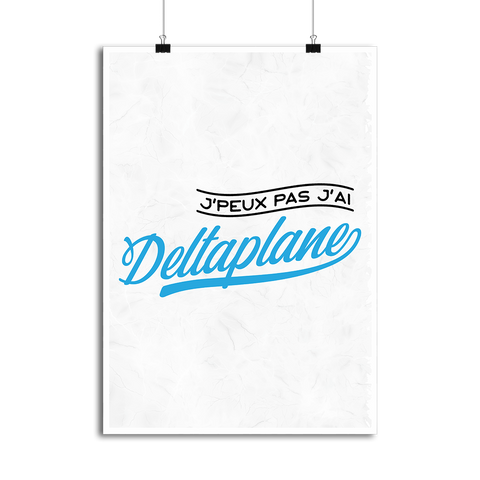 Affiche j'peux pas j'ai deltaplane