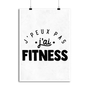 Affiche j'peux pas j'ai fitness 2