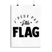 Affiche j'peux pas j'ai flag 2