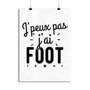 Affiche j'peux pas j'ai foot 2